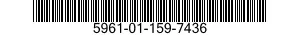 5961-01-159-7436 SEMICONDUCTOR DEVICE,DIODE 5961011597436 011597436