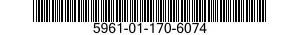 5961-01-170-6074 TRANSISTOR 5961011706074 011706074
