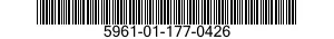 5961-01-177-0426 SEMICONDUCTOR DEVICE,DIODE 5961011770426 011770426