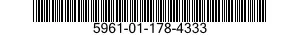 5961-01-178-4333 SEMICONDUCTOR DEVICE,DIODE 5961011784333 011784333