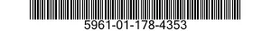 5961-01-178-4353 RECTIFIER,SEMICONDUCTOR DEVICE,UNITIZED 5961011784353 011784353
