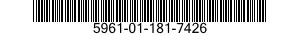 5961-01-181-7426 SEMICONDUCTOR DEVICE,DIODE 5961011817426 011817426