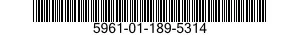 5961-01-189-5314 TRANSISTOR 5961011895314 011895314