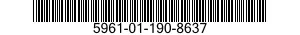 5961-01-190-8637 TRANSISTOR 5961011908637 011908637