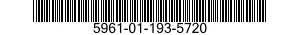 5961-01-193-5720 SEMICONDUCTOR DEVICES,UNITIZED 5961011935720 011935720