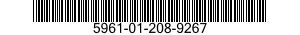 5961-01-208-9267 TRANSISTOR 5961012089267 012089267