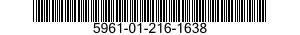 5961-01-216-1638 SEMICONDUCTOR DEVICE ASSEMBLY 5961012161638 012161638