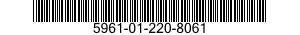 5961-01-220-8061 SEMICONDUCTOR DEVICE ASSEMBLY 5961012208061 012208061