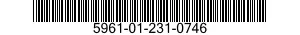 5961-01-231-0746 TRANSISTOR 5961012310746 012310746