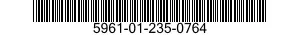 5961-01-235-0764 TRANSISTOR 5961012350764 012350764