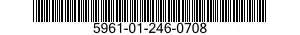 5961-01-246-0708 SEMICONDUCTOR DEVICE,DIODE 5961012460708 012460708