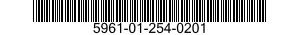 5961-01-254-0201 SEMICONDUCTOR DEVICE,DIODE 5961012540201 012540201