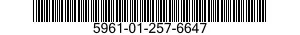 5961-01-257-6647 RECTIFIER,SEMICONDUCTOR DEVICE 5961012576647 012576647