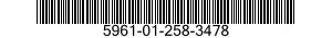 5961-01-258-3478 SEMICONDUCTOR DEVICE,DIODE 5961012583478 012583478