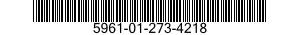 5961-01-273-4218 SEMICONDUCTOR DEVICE,DIODE 5961012734218 012734218