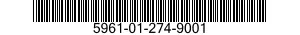 5961-01-274-9001 RECTIFIER,SEMICONDUCTOR DEVICE,UNITIZED 5961012749001 012749001