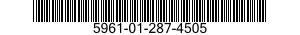 5961-01-287-4505 TRANSISTOR 5961012874505 012874505