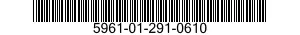 5961-01-291-0610 SEMICONDUCTOR DEVICE,DIODE 5961012910610 012910610