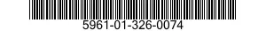 5961-01-326-0074 RECTIFIER,SEMICONDUCTOR DEVICE,UNITIZED 5961013260074 013260074