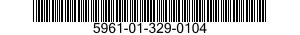 5961-01-329-0104 TRANSISTOR 5961013290104 013290104