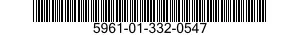 5961-01-332-0547 TRANSISTOR 5961013320547 013320547