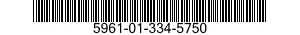 5961-01-334-5750 SEMICONDUCTOR DEVICE,DIODE 5961013345750 013345750
