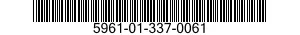 5961-01-337-0061 SEMICONDUCTOR DEVICES,UNITIZED 5961013370061 013370061