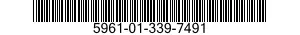 5961-01-339-7491 TRANSISTOR 5961013397491 013397491