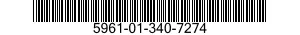 5961-01-340-7274 SEMICONDUCTOR DEVICE,DIODE 5961013407274 013407274