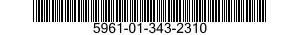 5961-01-343-2310 SEMICONDUCTOR DEVICE,DIODE 5961013432310 013432310