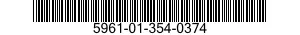 5961-01-354-0374 TRANSISTOR 5961013540374 013540374