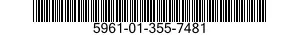 5961-01-355-7481 SEMICONDUCTOR DEVICE,DIODE 5961013557481 013557481