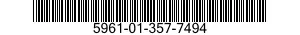 5961-01-357-7494 SEMICONDUCTOR DEVICES,UNITIZED 5961013577494 013577494