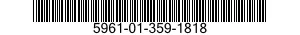 5961-01-359-1818 SEMICONDUCTOR DEVICE,DIODE 5961013591818 013591818
