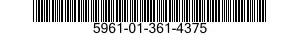 5961-01-361-4375 SEMICONDUCTOR DEVICE,DIODE 5961013614375 013614375
