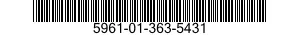 5961-01-363-5431 SEMICONDUCTOR DEVICE,DIODE 5961013635431 013635431