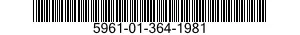 5961-01-364-1981 TRANSISTOR 5961013641981 013641981