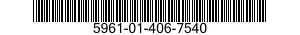 5961-01-406-7540 SEMICONDUCTOR DEVICE,DIODE 5961014067540 014067540
