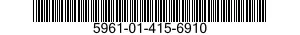 5961-01-415-6910 RECTIFIER,SEMICONDUCTOR DEVICE,UNITIZED 5961014156910 014156910