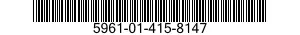 5961-01-415-8147 TRANSISTOR 5961014158147 014158147