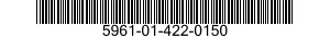 5961-01-422-0150 SEMICONDUCTOR DEVICE,DIODE 5961014220150 014220150