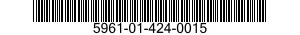 5961-01-424-0015 TRANSISTOR 5961014240015 014240015