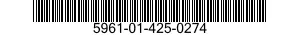 5961-01-425-0274 TRANSISTOR 5961014250274 014250274