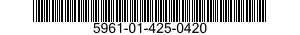 5961-01-425-0420 SEMICONDUCTOR DEVICE,THYRISTOR 5961014250420 014250420