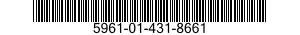 5961-01-431-8661 SEMICONDUCTOR DEVICE,DIODE 5961014318661 014318661