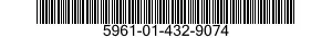 5961-01-432-9074 SEMICONDUCTOR DEVICE,DIODE 5961014329074 014329074