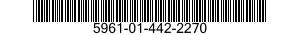 5961-01-442-2270 SEMICONDUCTOR DEVICE,DIODE 5961014422270 014422270