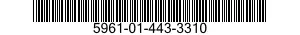 5961-01-443-3310 SEMICONDUCTOR DEVICE,DIODE 5961014433310 014433310