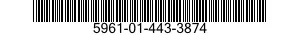 5961-01-443-3874 RECTIFIER,SEMICONDUCTOR DEVICE 5961014433874 014433874
