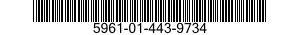 5961-01-443-9734 TRANSISTOR 5961014439734 014439734